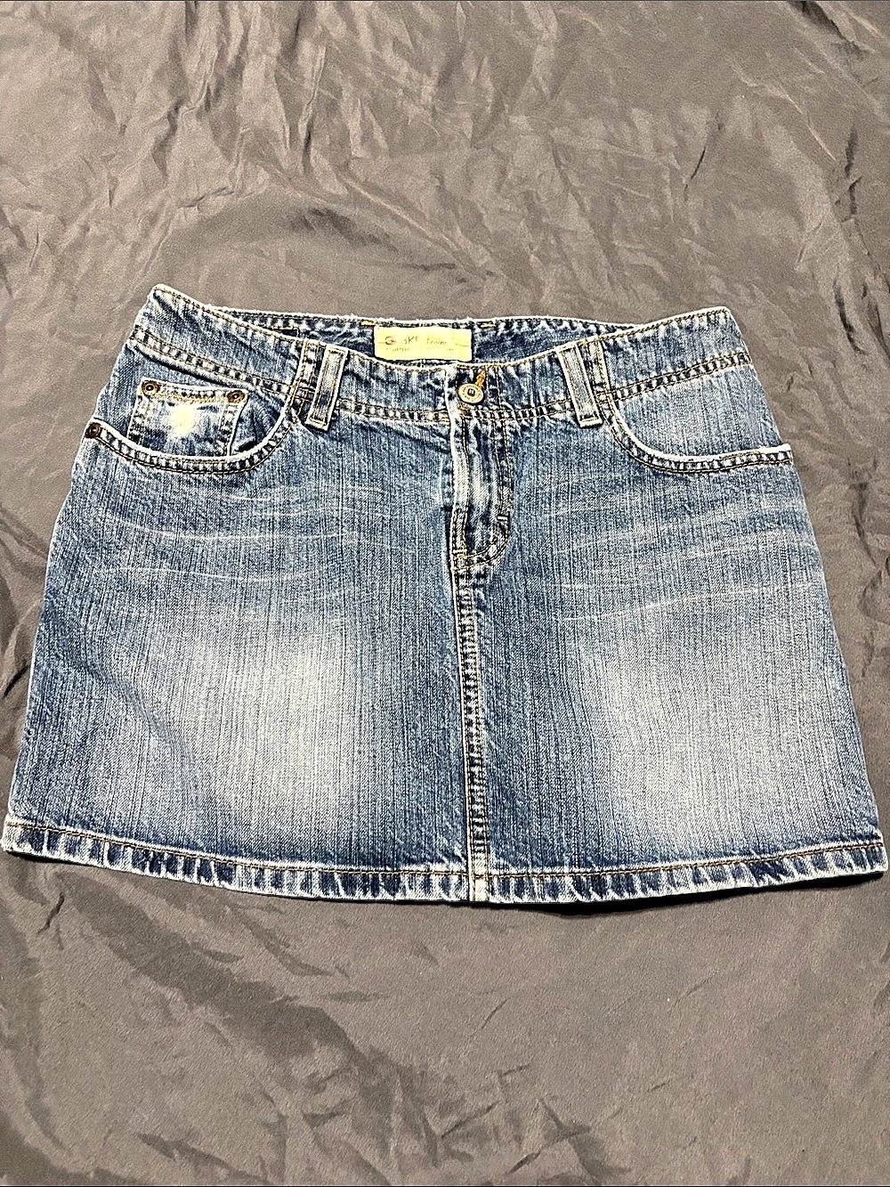 BKE Denim Mini Skirt Waist 28